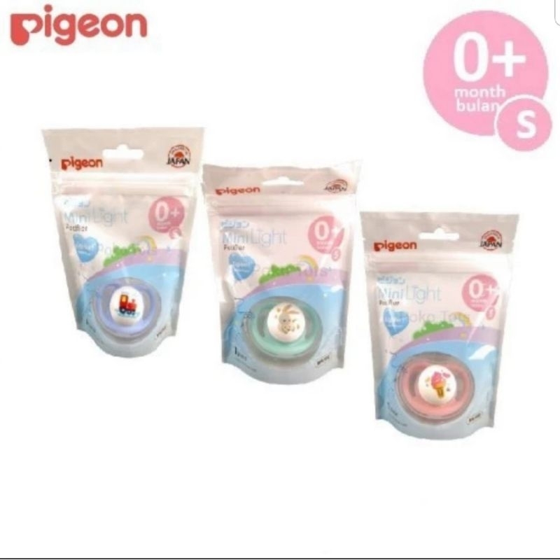 PIGEON Mini Light Pacifier / Empeng Silicone Plus Cover