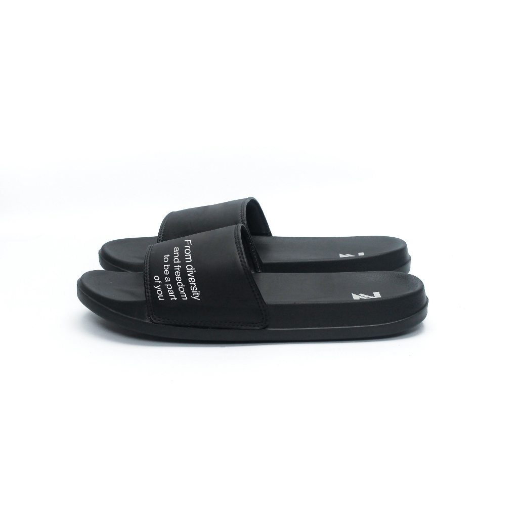 ZASAKA - Note Black Sandal Pria dan Wanita