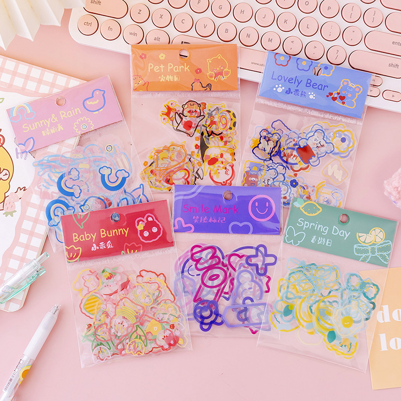 

Sticker Korea Anak Lucu Transparan - Stiker Dekorasi Scrapbook - Sticker Lucu - Stiker Lucu - Stiker Dekorasi