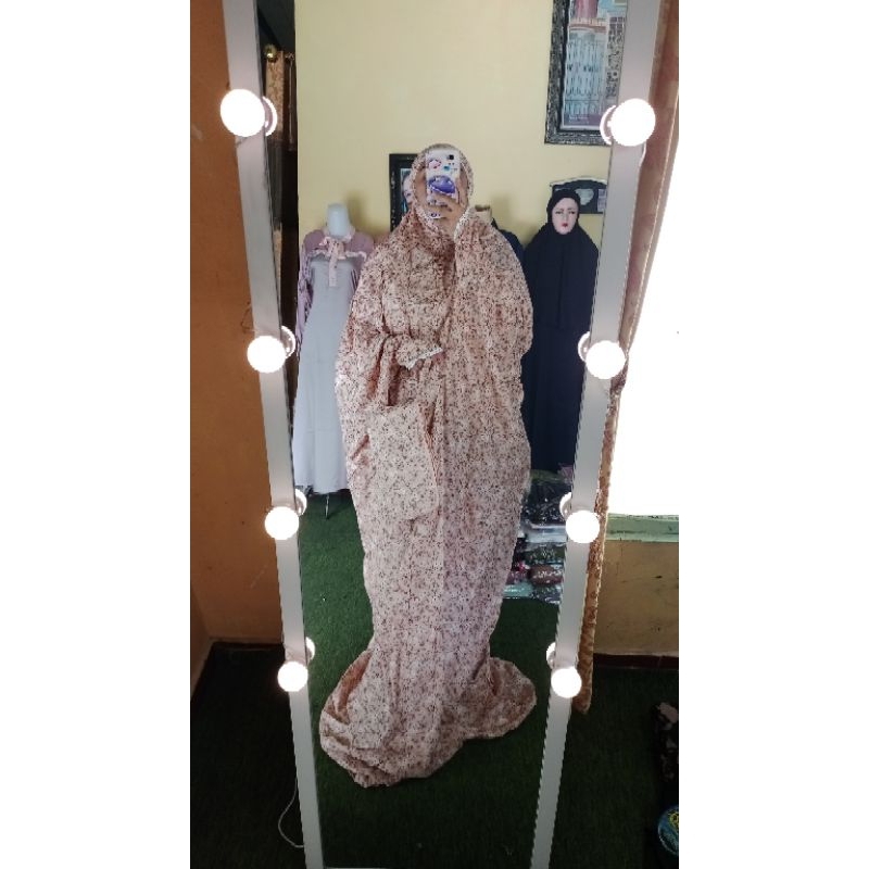 MUKENA TERUSAN SUPER JUMBO/MUKENA KATUN PREMIUM SUPER PREMIUM