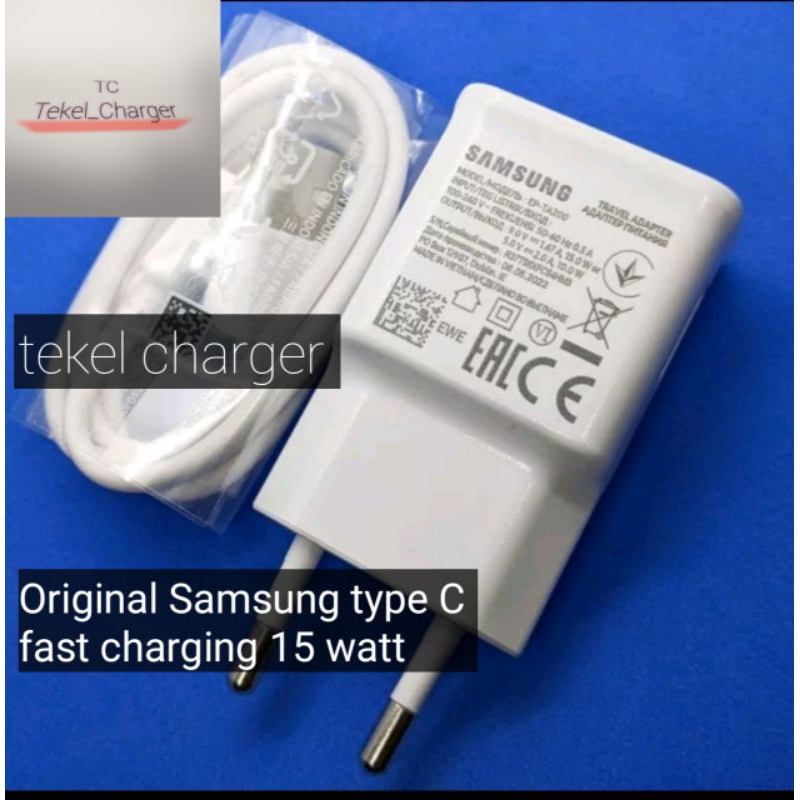 charger bekas original samsung type C