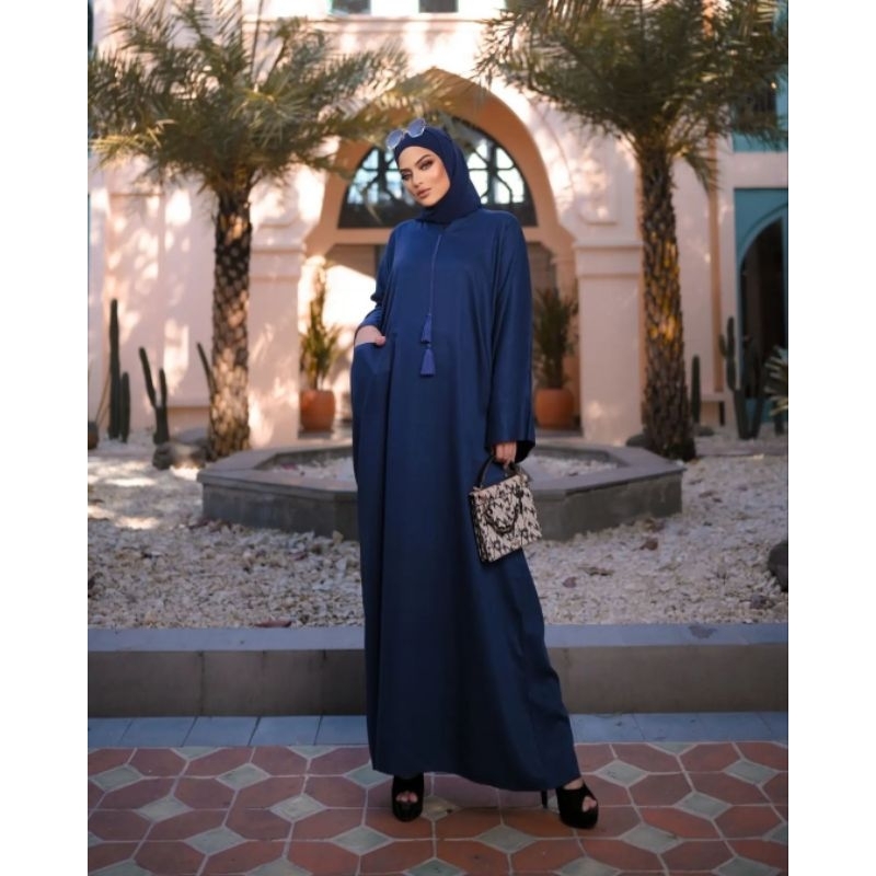 ZELBA Abaya Navy