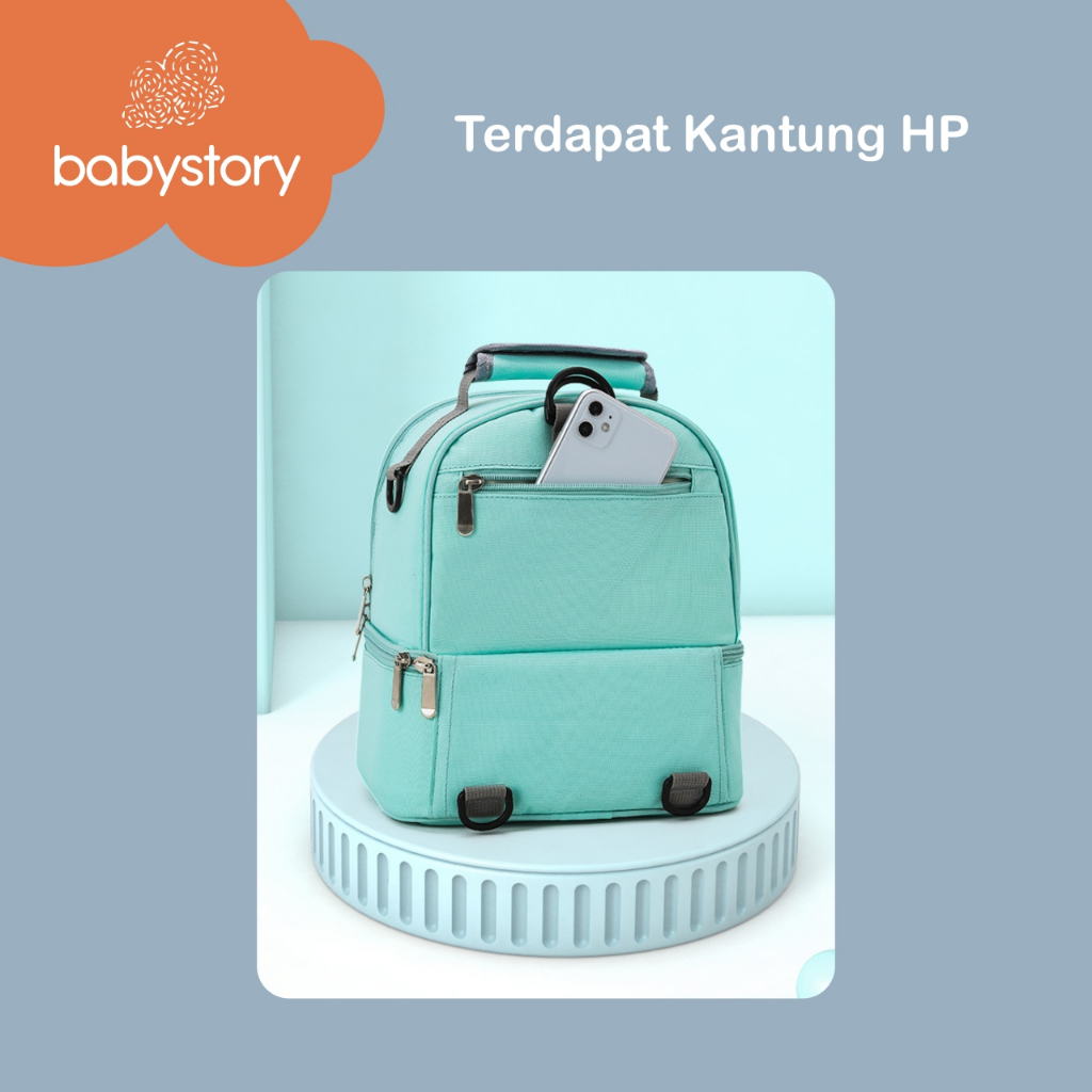 Tas asi cooler bag asi tas penyimpanan asi diaper bag asi tas bayi