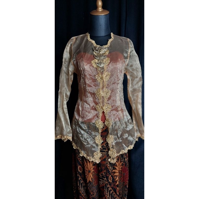pl atasan kebaya jadul bahan organza