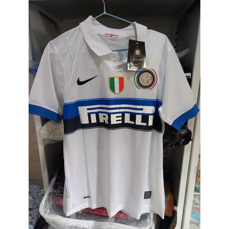 Jersey Inter Milan 2009/10 away nameset zanetti grade ori