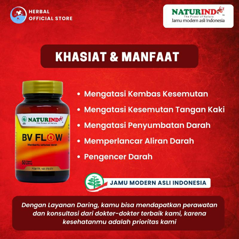 OBAT KESEMUTAN KEBAS TANGAN DAN KAKI HERBAL AMPUH ALAMI AMAN BV FLOW NATURINDO