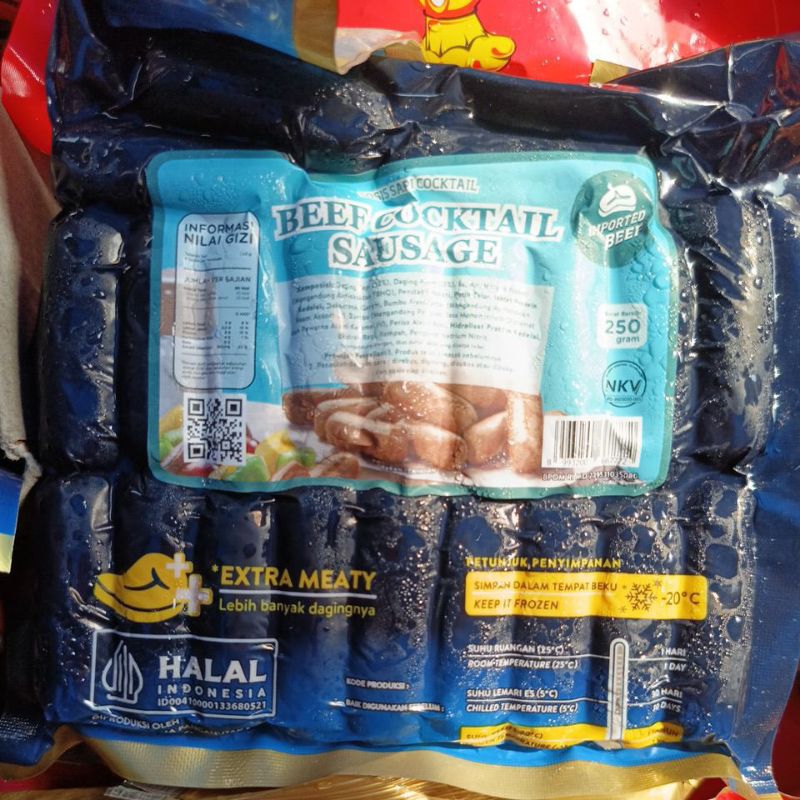 

KANZLER SOSIS SAPI BEEF COCKTAIL SAUSAGE KEMASAN 250 GRAM