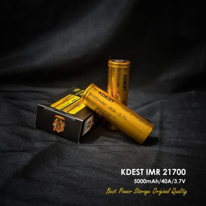 Authentic Kdest IMR 21700 5000Mah 40A Flat Top Battery