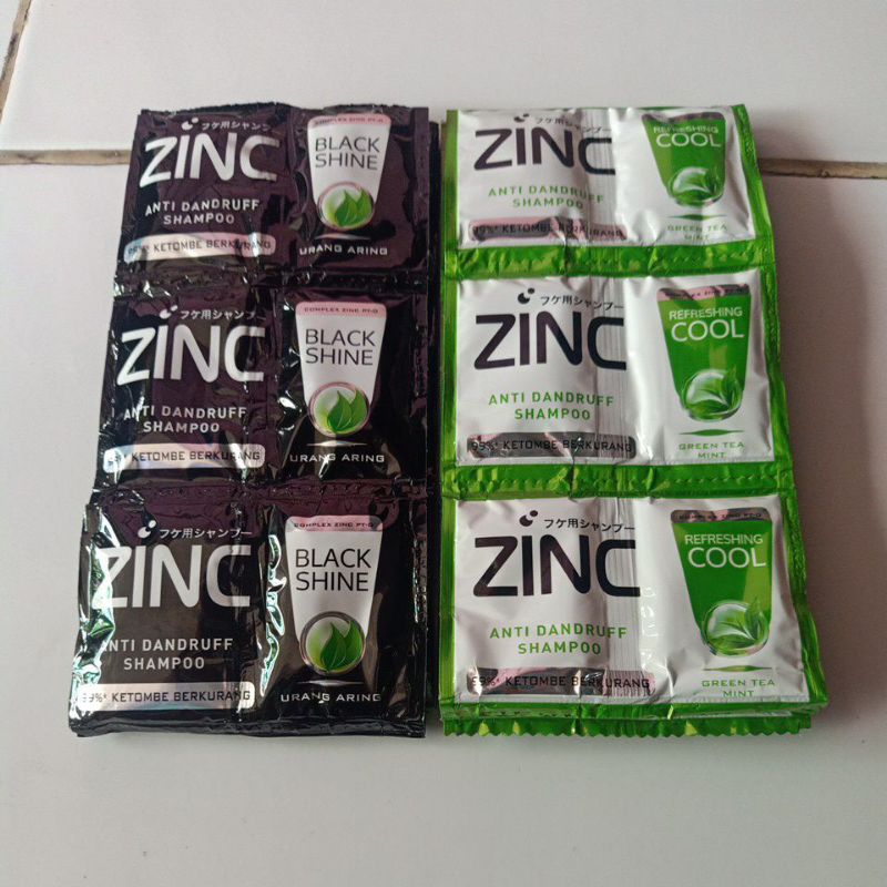 zinc shampo renteng 2 variant (24 sachet)