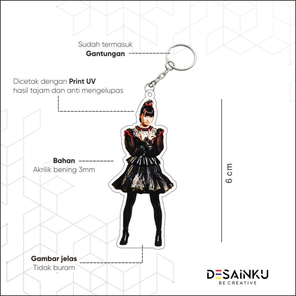 Ganci / Gantungan Kunci / Keyring / BABYMETAL WORLD TOUR ASIA