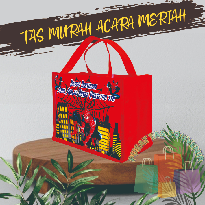

GOODIE BAG MURAH / TAS ULTAH CUSTOM /TAS ULTAH PROMO/ TAS ULTAH SPIDERMAN