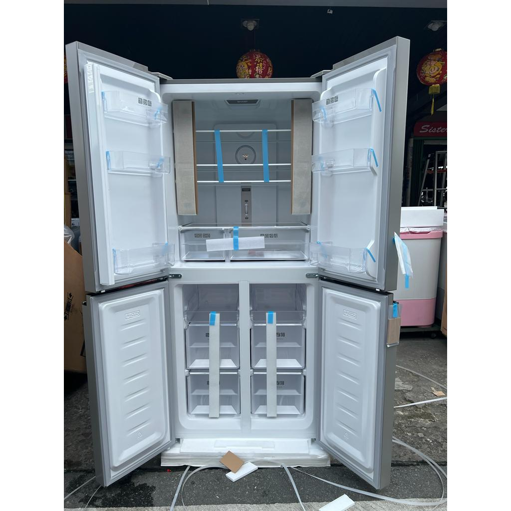 SHARP SJ-IF51PG-BK KULKAS 4 PINTU INVERTER BLACK GLASS DOOR