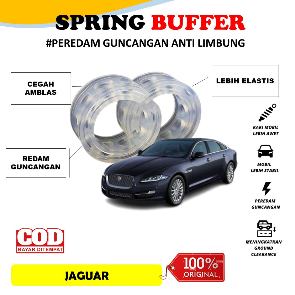 Spring Buffer Mobil Jaguar Shock Damper Karet Pengganjal per