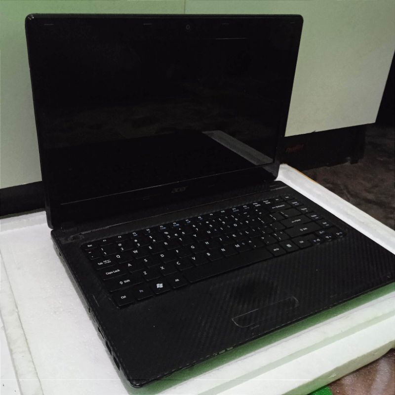 Laptop Core i3 Gen 2 Acer Aspire 4752 Memory Sudah SSD 300 GB Ram 4 GB 14 Inc Second Murah