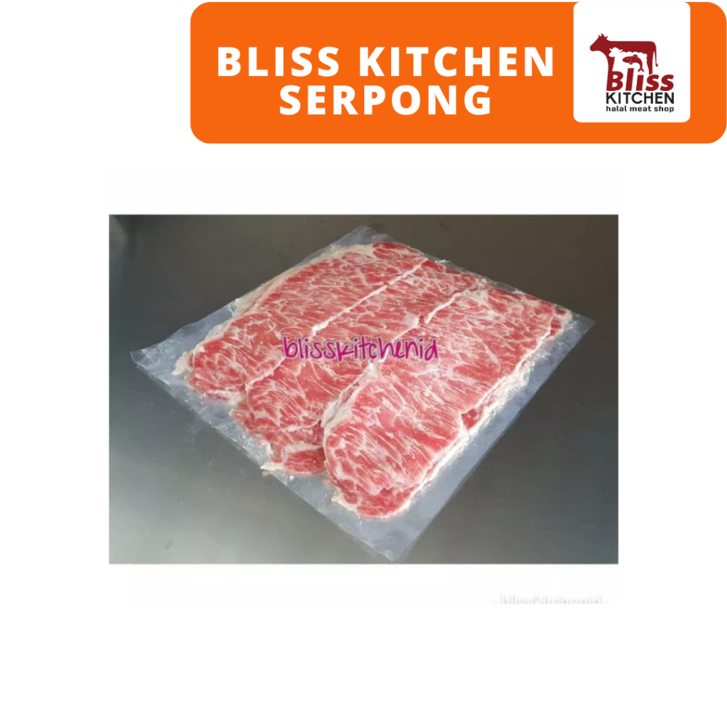 

Daging Sapi Kazoku Striploin Meltique Wagyu Beef Slice Yakiniku 250gr