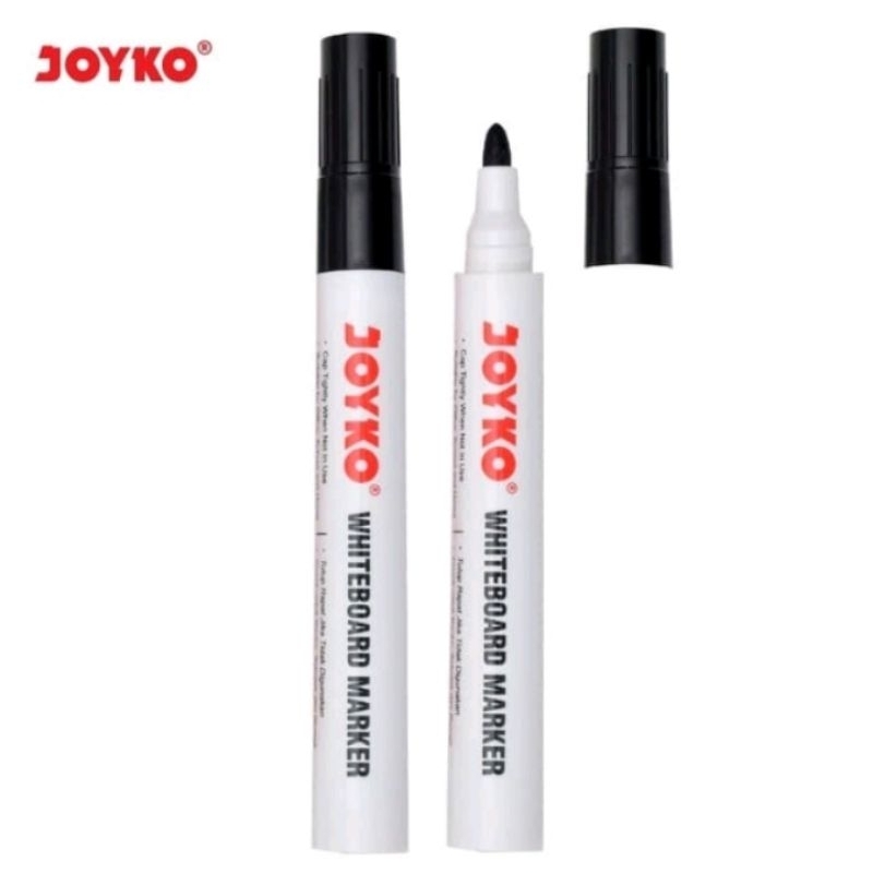 

Spidol Joyko WM-28 White Board Marker Black Hitam Harga Per Pcs