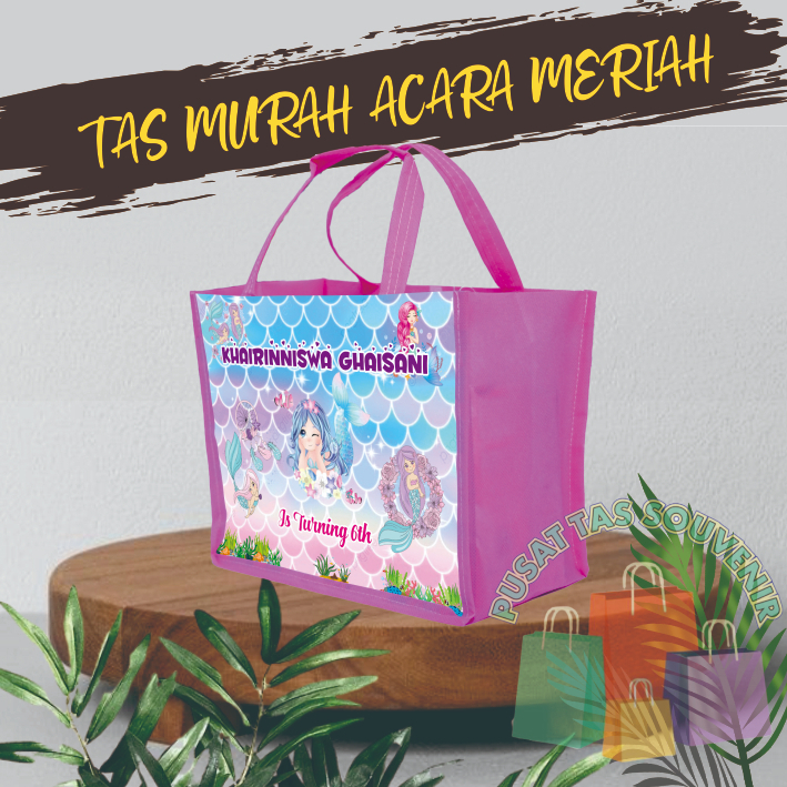 

GOODIE BAG MURAH / TAS ULTAH CUSTOM /TAS ULTAH PROMO/ TAS ULTAH DUYUNG MERMAID