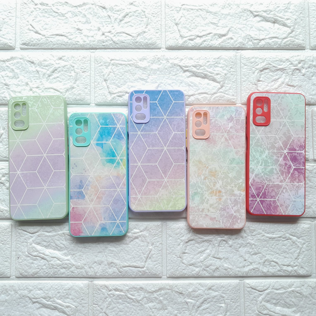 Case Softcase Casing Silikon Karakter Hologram Marble REALME C11 C12 C15 C25 C25S