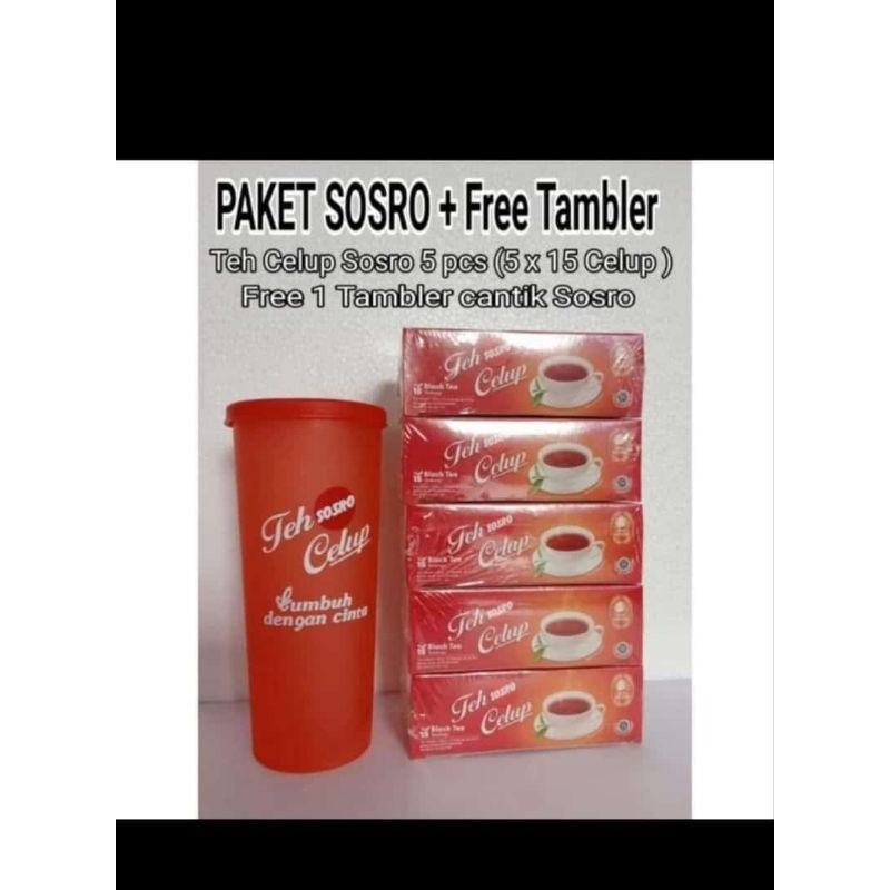 

Paket teh Sosro Free Tumbler