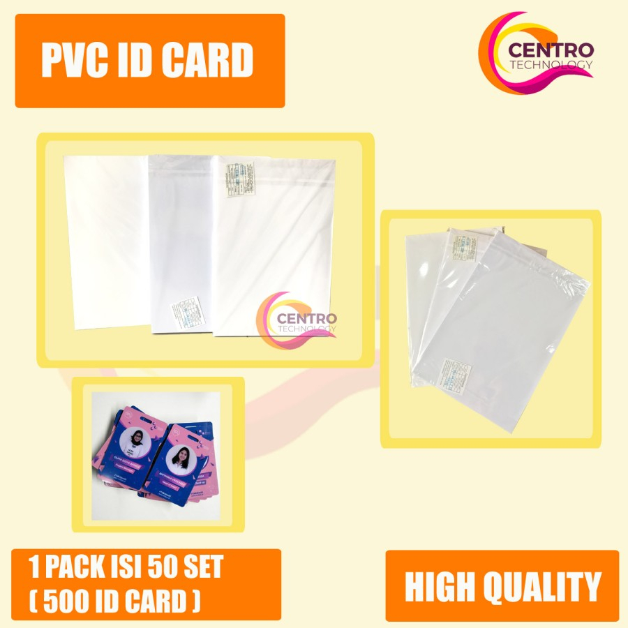 

Bahan Pvc Id Card a4 / Kartu Id card