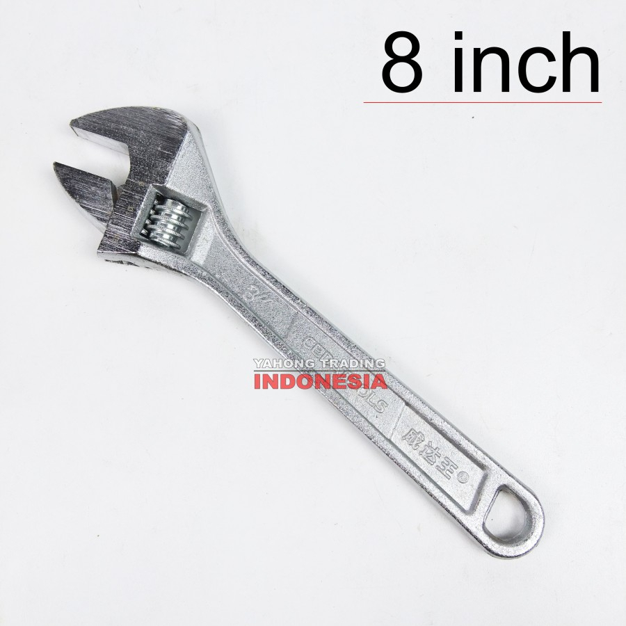 Kunci Inggris Ukuran 8&quot; 10&quot; 12&quot; inch