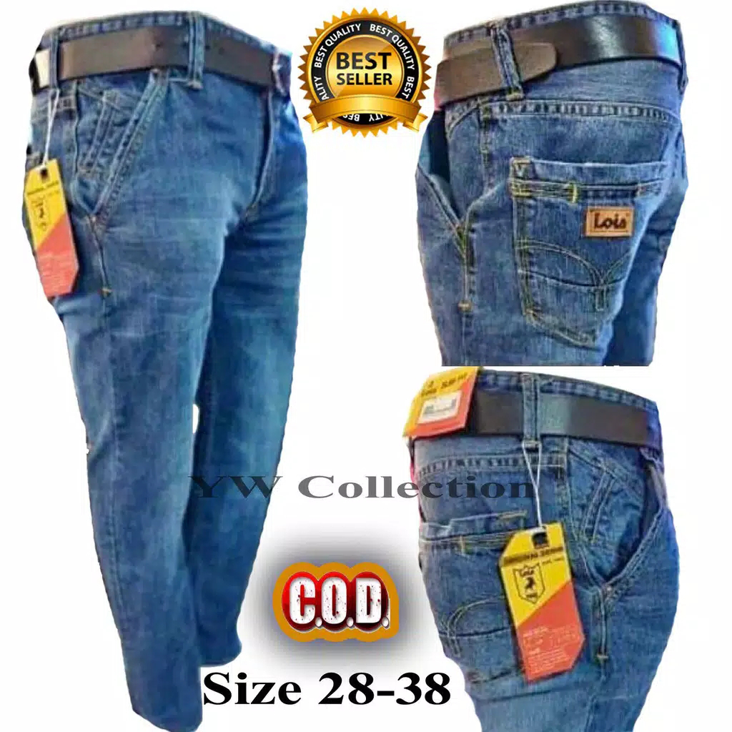 DOMESTIEC CELANA LOIS ORIGINAL JEANS-CELANA LOIS PANJANG PRIA -CELANA JEANS LOIS
