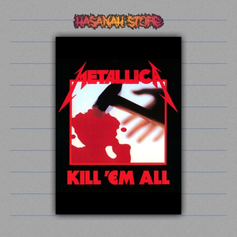 Poster Dinding Band Metallica Poster Band Termurah
