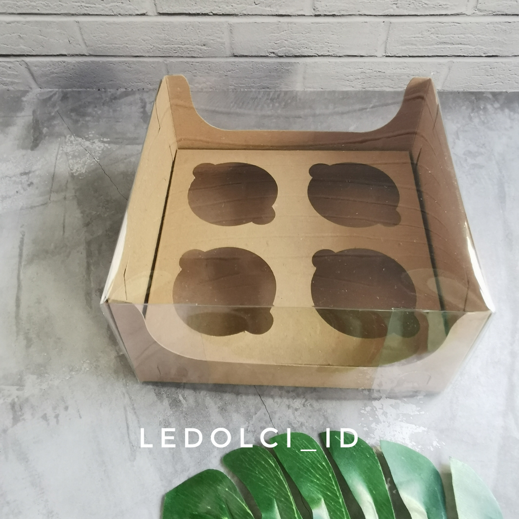 

(10 PCS) BOX CUPCAKE DUS CUPCAKE DENGAN INSERT ISI 4 / 6 LUBANG