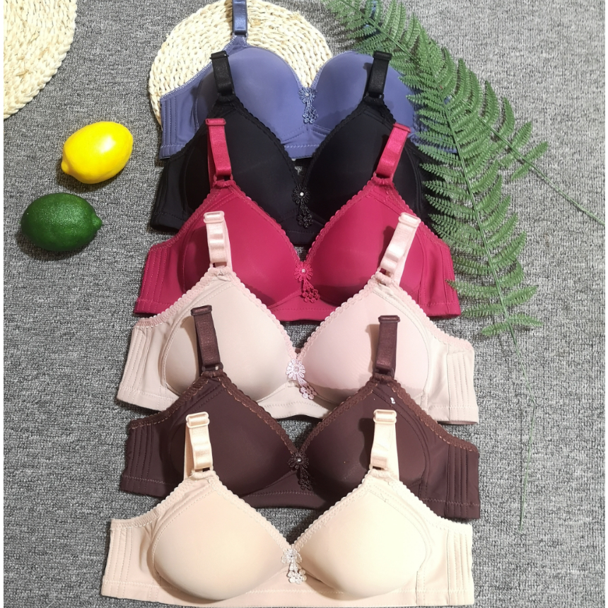 BRA / BH WANITA 228 TANPA KAWAT UKURAN 38-44 TERDAPAT 6 WARNA KAIT 3 PAKAIAN DALAM WANITA