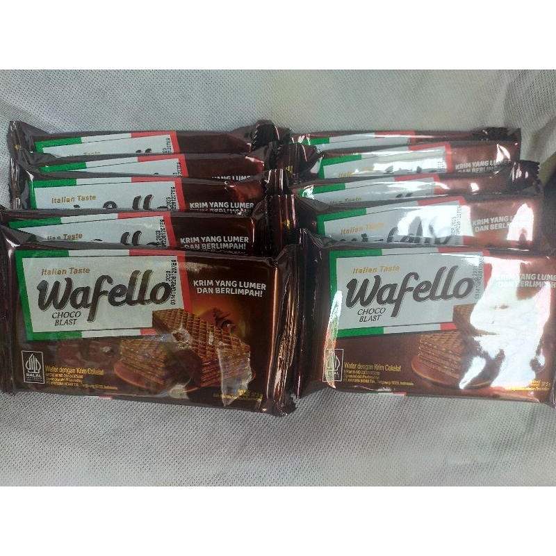 

WAFELLO CHOCO 10pc x 37 gram Rasa coklat