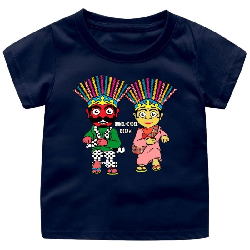 BAJU KAOS ANAK ONDEL ONDEL BETAWI TERBARU 1-14TAHUN/REMAJA/DEWASA// BAJU SOUVENIR JAKARTA ONDEL BERAWI