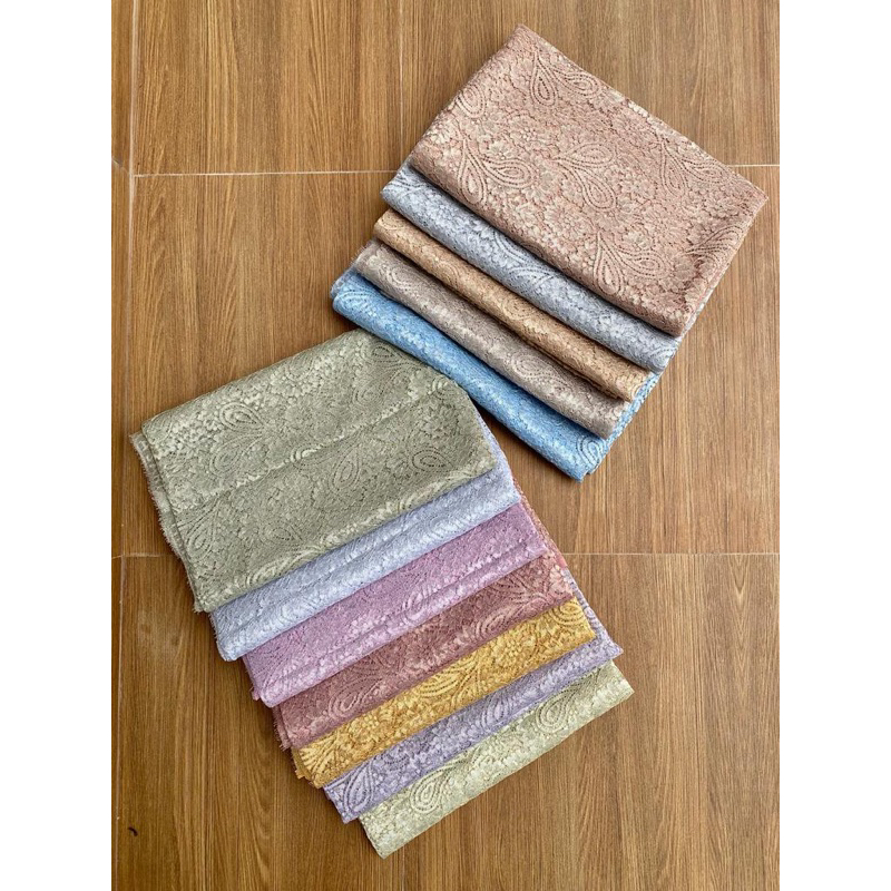 YUKAKEBAYA || kain metalik laminate ysl muat 1 kebaya