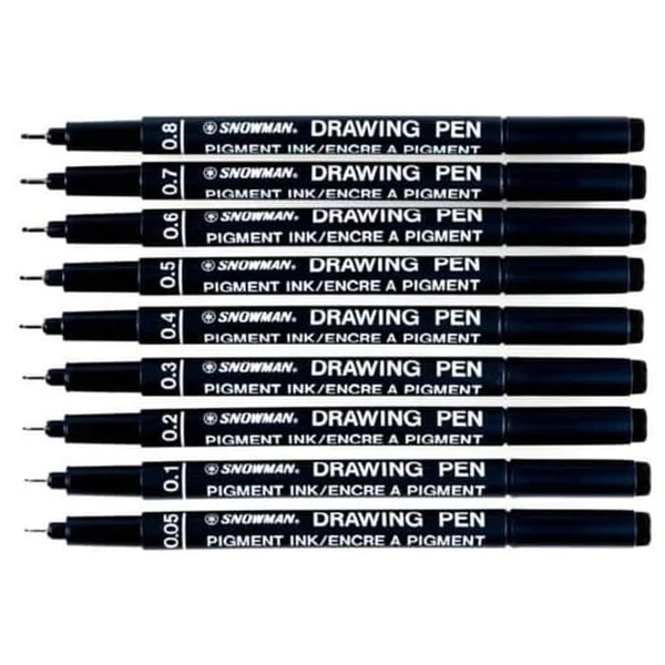 

DRAWING PEN SNOWMAN HITAM