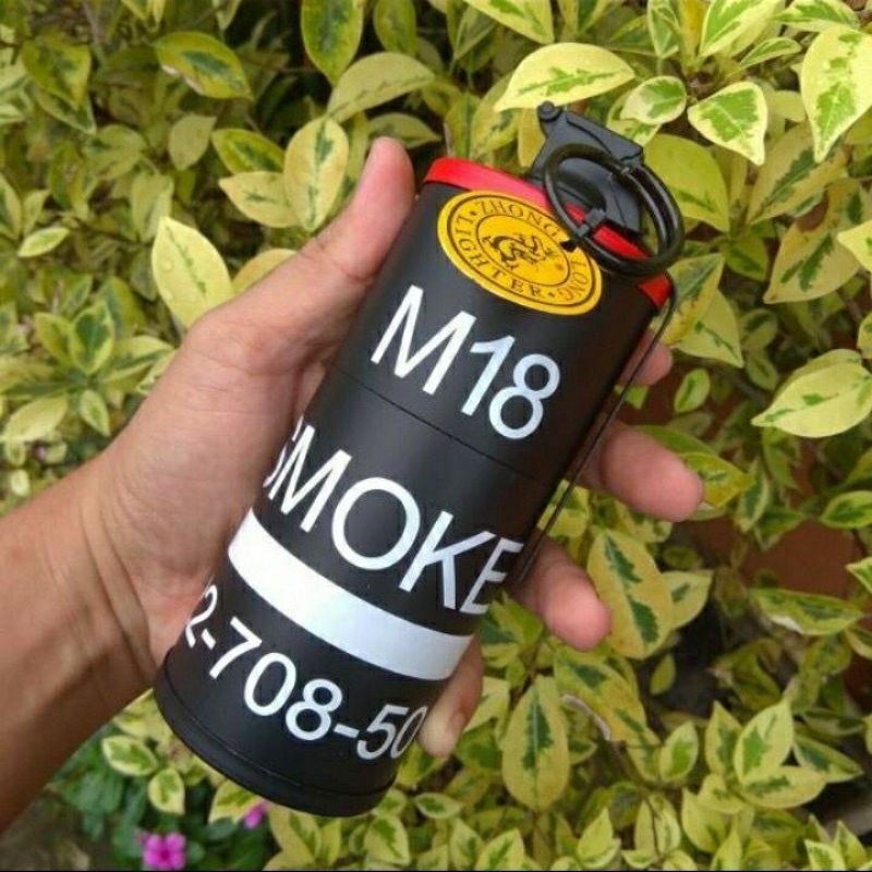 KOREK API UNIK GAS MODEL BOM SMOKE PLUS ASBAK KOREK API GRANAT LIGHTER
