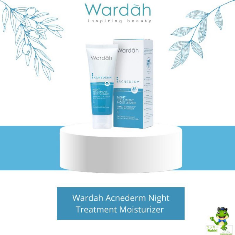 Wardah Acnederm night Treatment Moisturizer