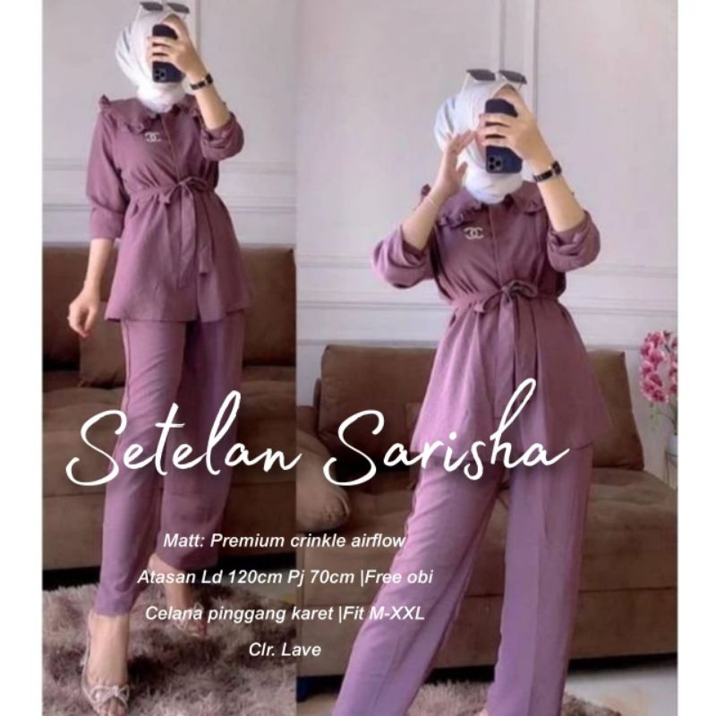 SARISHA SETELAN BAJU WANITA TERBARU