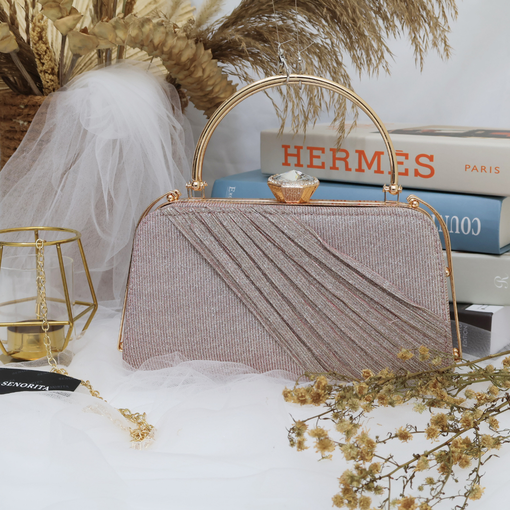 [ NEW ] Tas Pesta Clutch Wanita T3007 - SNR Size 22cm