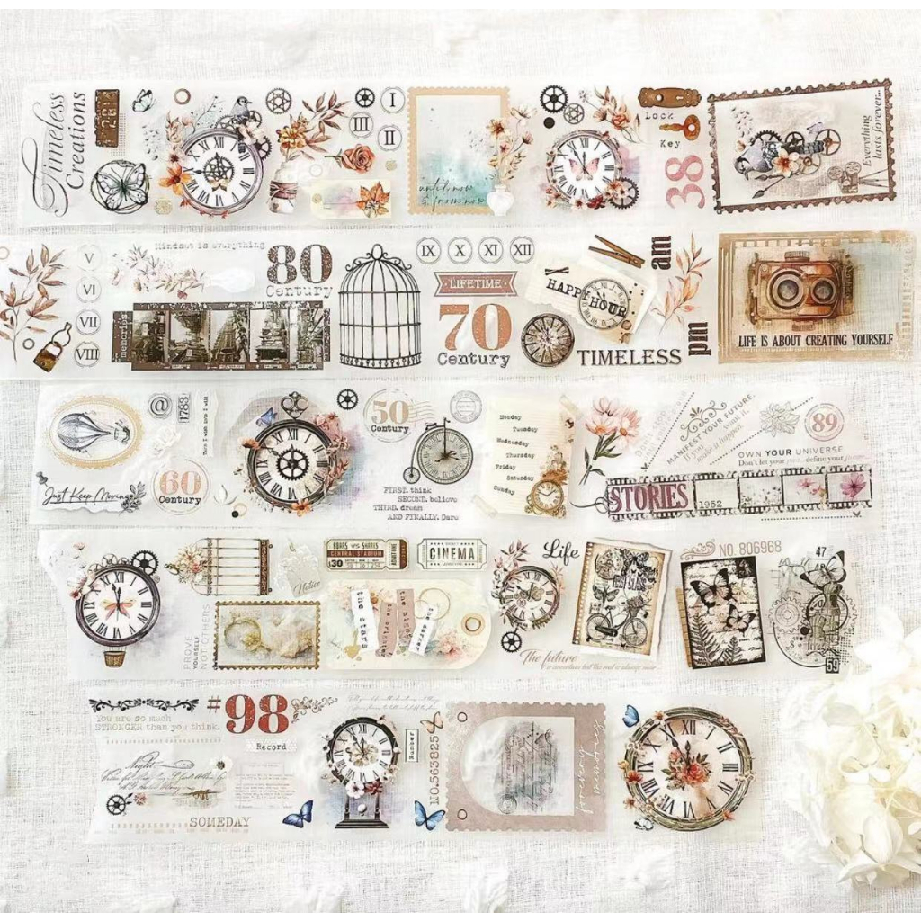

Journal-pages timeless PET tape (di jual per meter; baca deskripsi)
