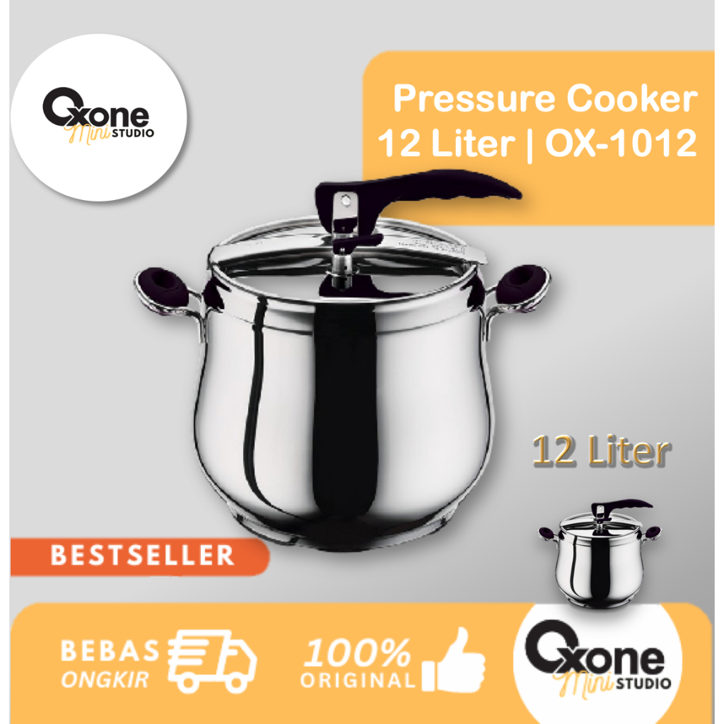 OXONE OX-1012 Presto Pressure Cooker 12L | Stainless steel Presto OX1012