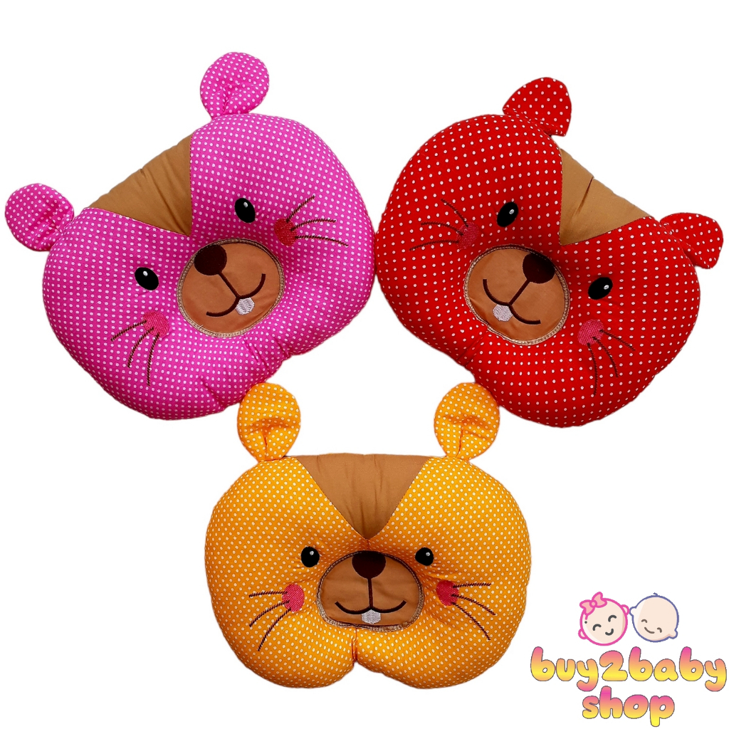 Bantal bayi bantal anti peyang bayi motif Boneka Darby 1 PCS