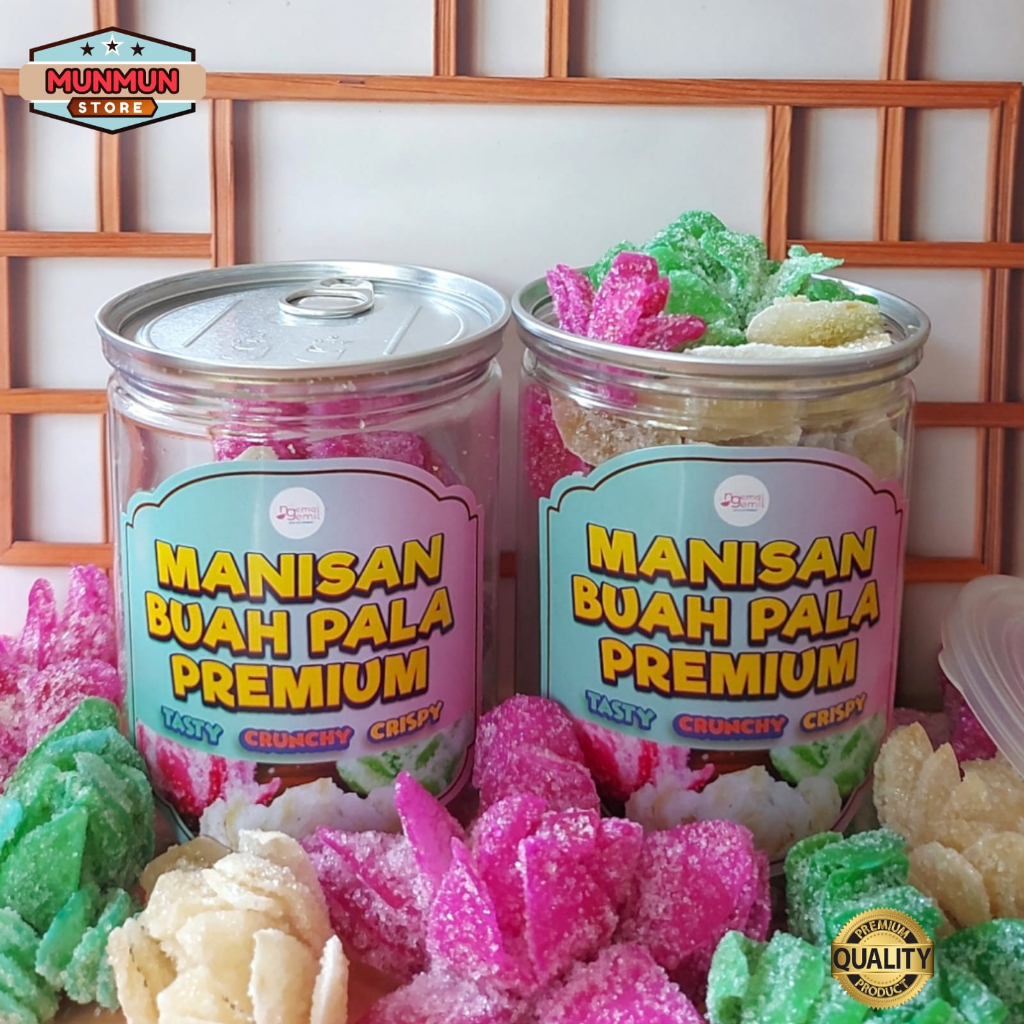 

Pet Can Manisan Buah Pala Manisan Pala Kering Kualitas Premium