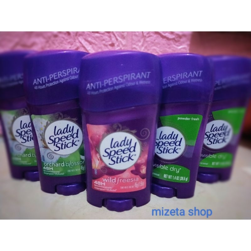 Lady speed stick deodorant