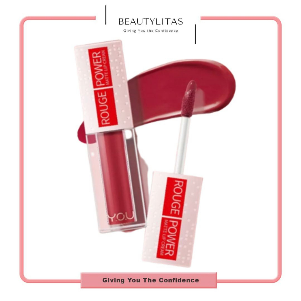 YOU Rouge Power Matte Lip Cream Lipstik