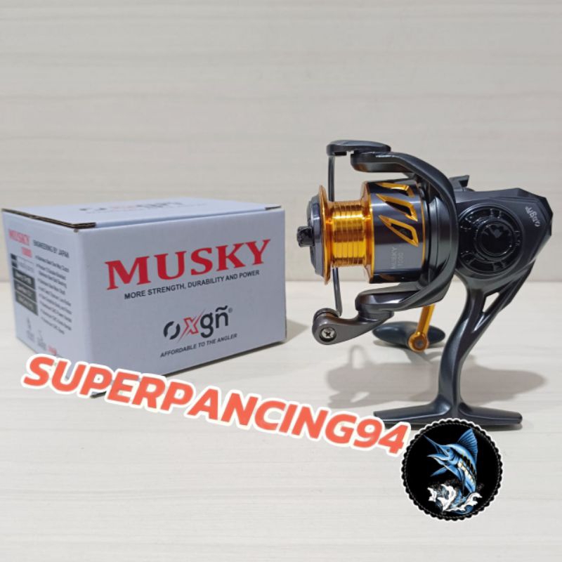 Reel OXGN Musky 1000 / 2000 / 3000 / 4000 / 6000 (Power Handle)(SW)