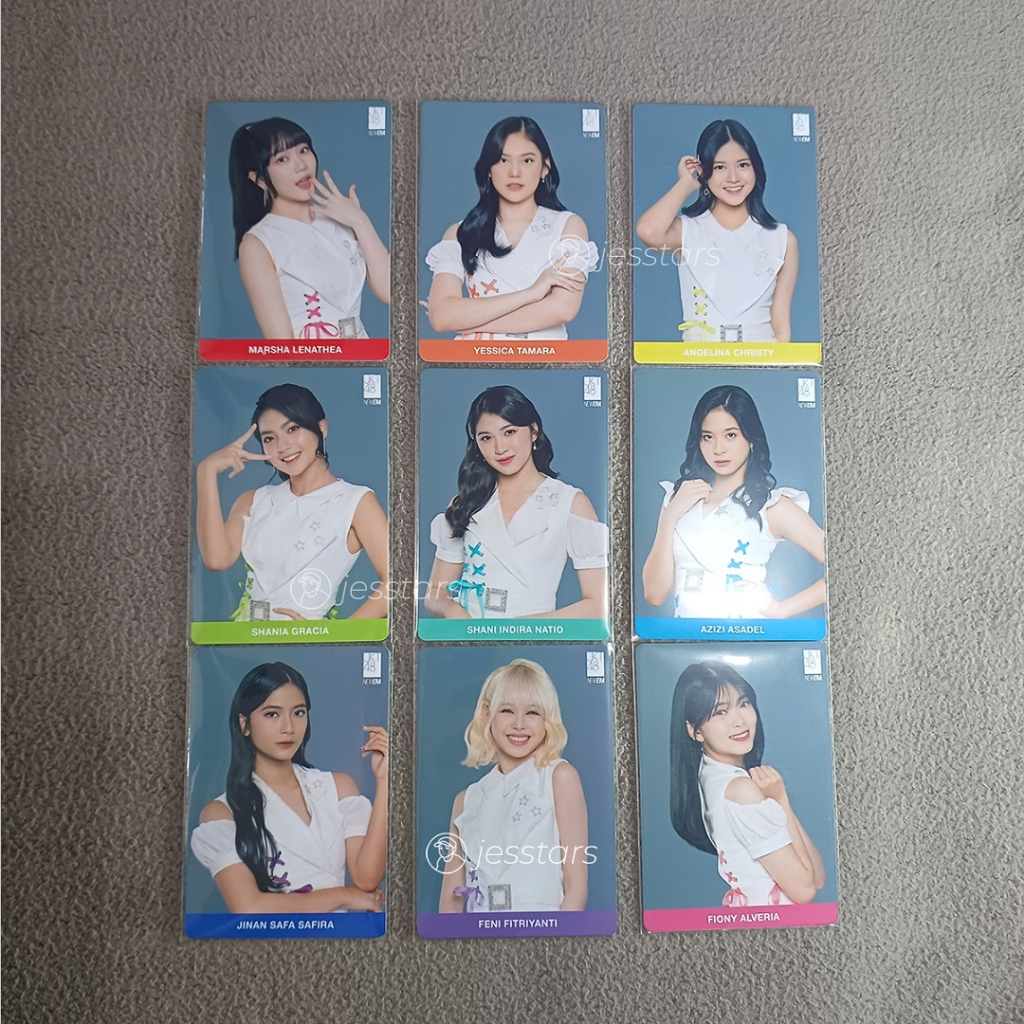 Photocard PC Flying High JKT48 | Shani Gracia Zee Christy Marsha Fiony