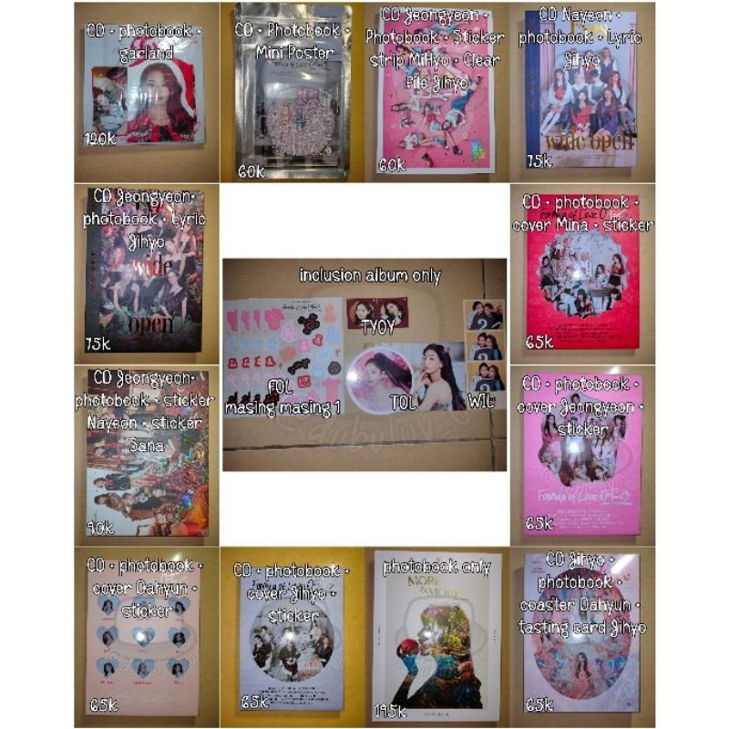 Twice album only the story begins the year of yes eyes wide open formula of love result file monogra