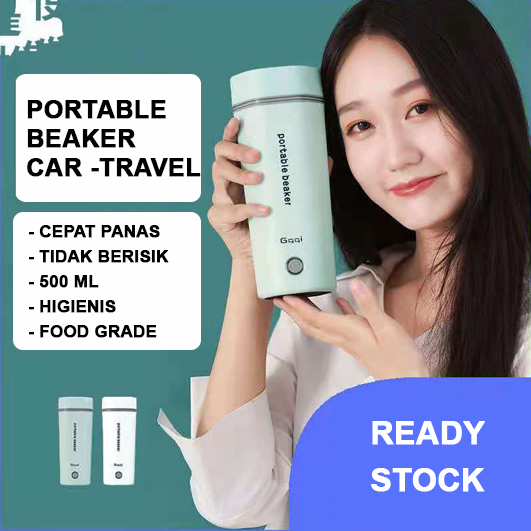 Termos Portable Elektrik Car Travel Portable Kettle Mobile Heater Mug Pemanas