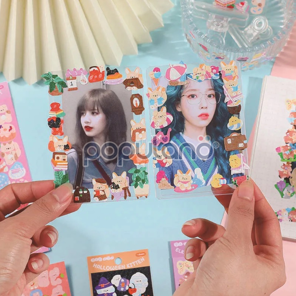 Sticker Lucu Jurnal Diary Dekorasi Stiker Cute Flowertree Aesthetic