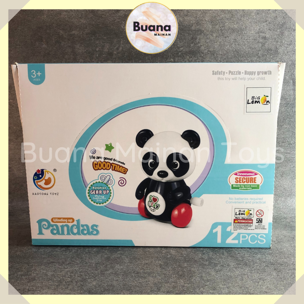 MAINAN KECIL FUNNY CUTE ANIMAL PANDA ANAK BALITA EDUKASI HEWAN LUCU IMUT 6226