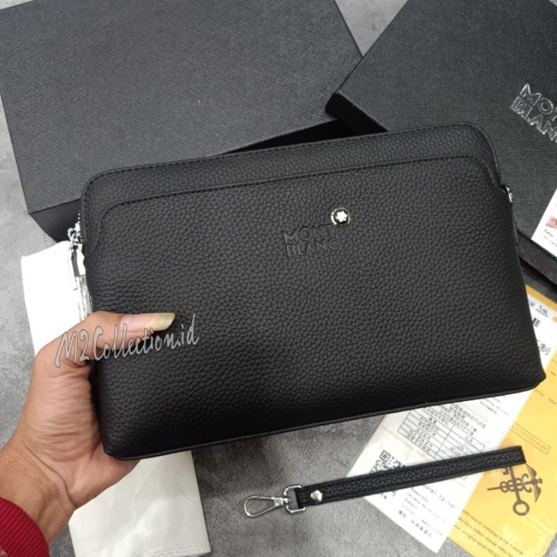 Handbag Montblanc Kunci kode leather clutch tas tangan kulit premium quality